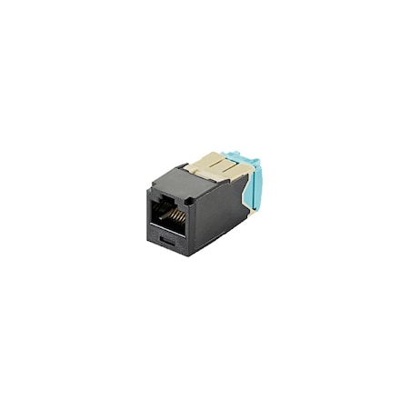 Panduit MINI-COM MODULE, CATEGORY, 6A, UTP MODULE, 8 POS 8 WIRE, 28/30 AWG CJT6X88TGBL